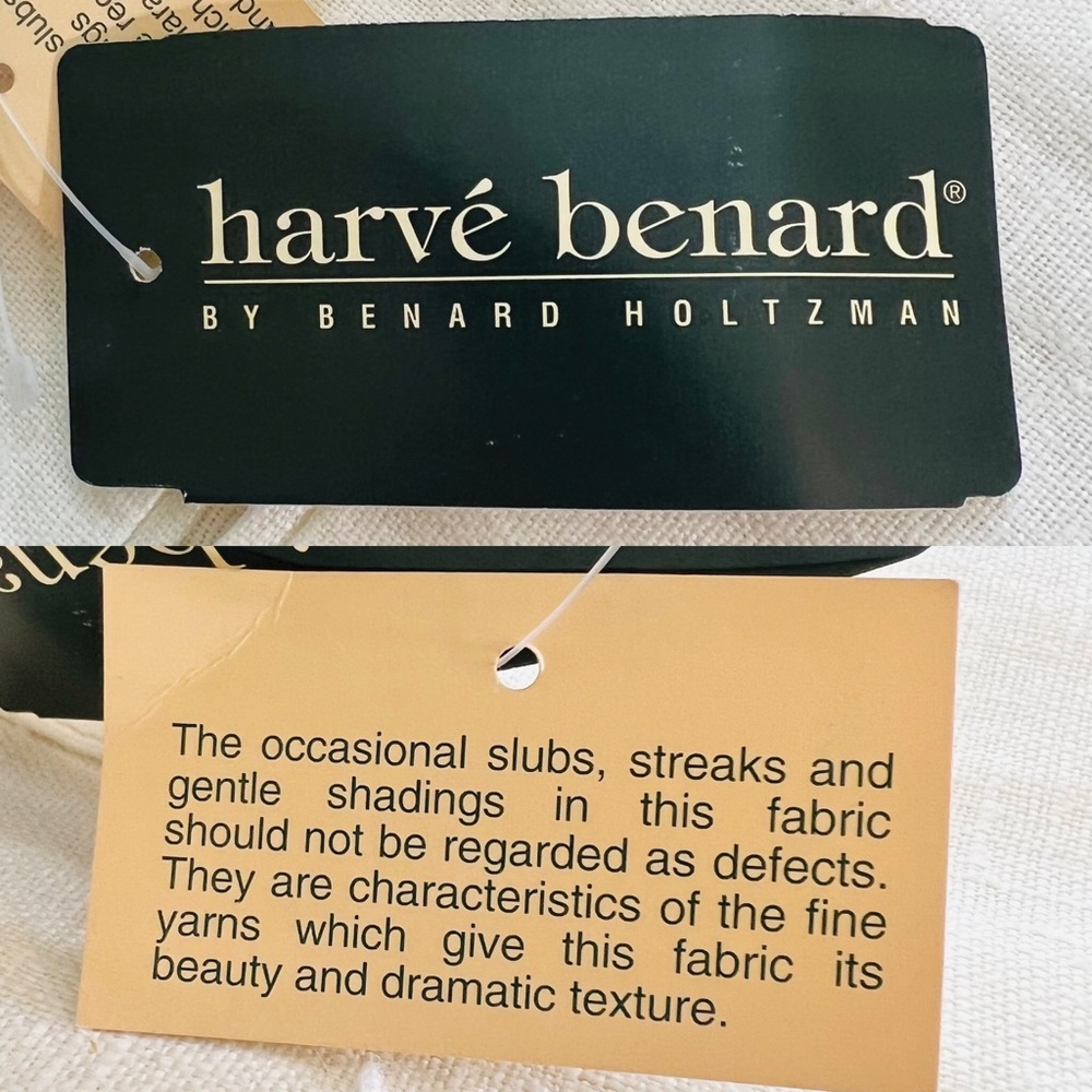 Harvé Benard By Benard Holtzman Vintage Linen Kimono Jacket Made in Ukraine NWT - Picture 12 of 13